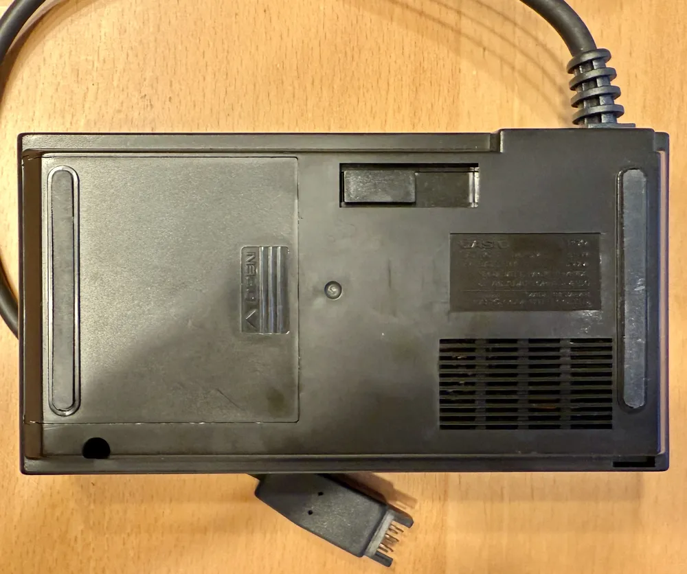 Casio FP-10 (Printer) - back view
